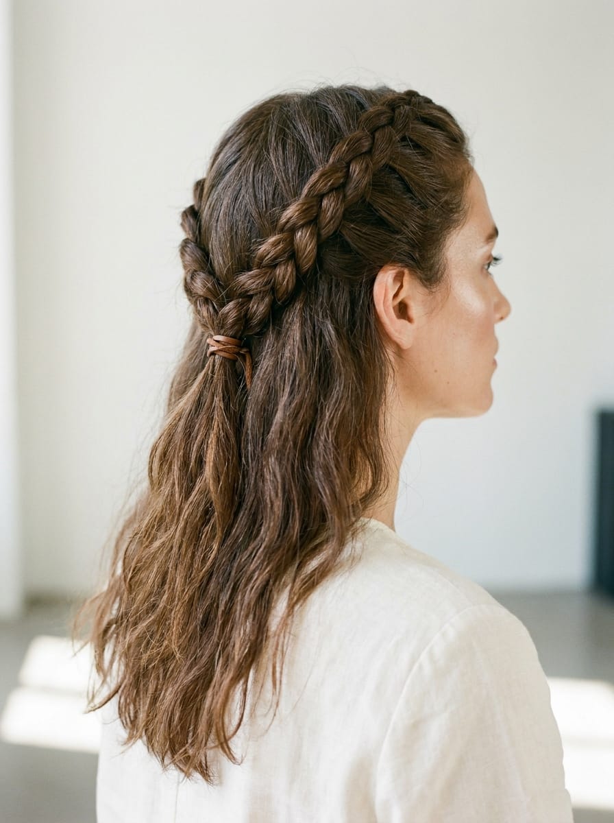 Half-up Rope Braid - Halboffene Flechtfrisur